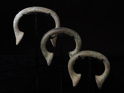 Set of 3 manillas - West Africa - Sold